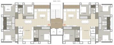 Project Image of 1665.5 - 1715.12 Sq.ft 4 BHK Apartment for buy in Shree The Capital Phase 1