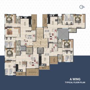Project Image of 520.22 - 661.77 Sq.ft 2 BHK Apartment for buy in ABS Galaxy