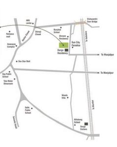 Project Image of 762.52 - 808.69 Sq.ft 2 BHK Apartment for buy in Trinity Durga Heights For Tower A Tower B