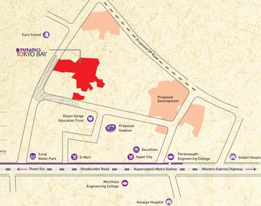 Project Image of 668 Sq.ft 1 BHK Apartment / Flat for sale in Kasarvadavali for Rs. 5999999