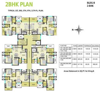 Project Image of 0.0 - 687.0 Sq.ft 2 BHK Apartment for buy in Shubhankar Durvaa Phase 2