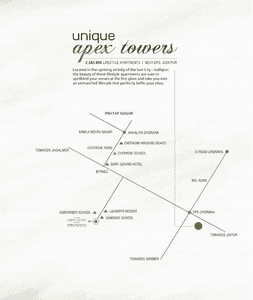 Project Image of 603.1 - 1511.58 Sq.ft 2 BHK Apartment for buy in Unique Apex Towers Phase III