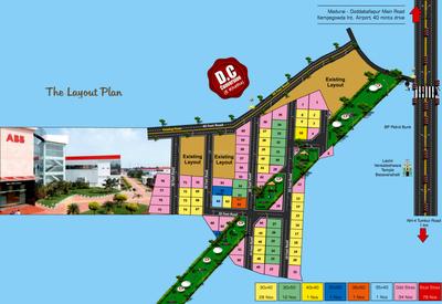 Sharanya Residency Layout Plan 1