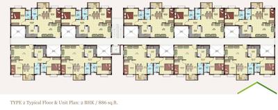 Project Image of 594.0 - 963.0 Sq.ft 2 BHK Apartment for buy in TVS Green Hills