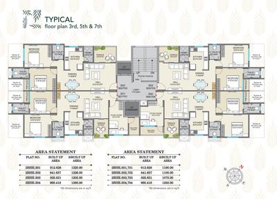 Project Image of 706.76 - 828.39 Sq.ft 2 BHK Apartment for buy in Prayag Paradise