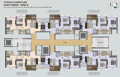 Project Image of 624 Sq.ft 2 BHK Apartment / Flat for sale in Thane West for Rs. 11300000