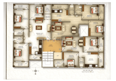 Project Image of 764.0 - 1300.0 Sq.ft 2 BHK Apartment for buy in Sudarshan Laxmi Narayan Residency