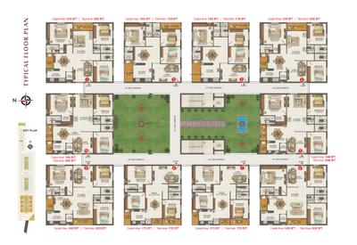 Project Image of 791.0 - 1450.0 Sq.ft 2 BHK Apartment for buy in Northface Grandeur