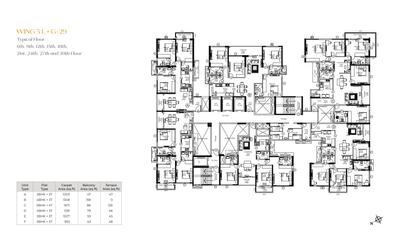 Project Image of 1572.0 - 2261.0 Sq.ft 3 BHK Apartment for buy in Crown