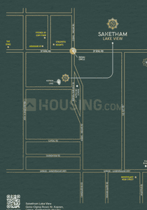 Project Image of 1076.5 - 1085.11 Sq.ft 3 BHK Apartment for buy in Saketham Lakeview