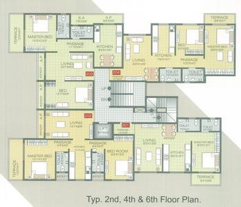 Project Image of 426.0 - 672.0 Sq.ft 1 BHK Apartment for buy in Heramb Atrinandan Heights