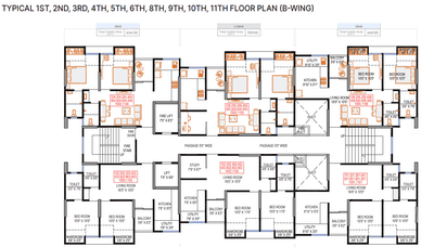 Project Image of 667.0 - 890.0 Sq.ft 2 BHK Apartment for buy in Ivory Heights