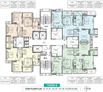 Project Image of 586.74 - 794.16 Sq.ft 2 BHK Apartment for buy in Peninsula Serenity At Ashok Astoria