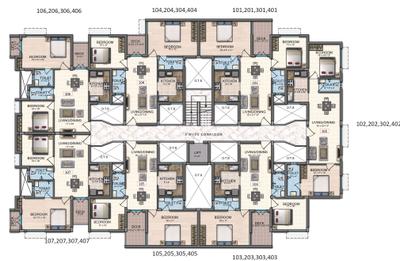 Project Image of 747.03 - 1402.23 Sq.ft 2 BHK Apartment for buy in V5 Emerald