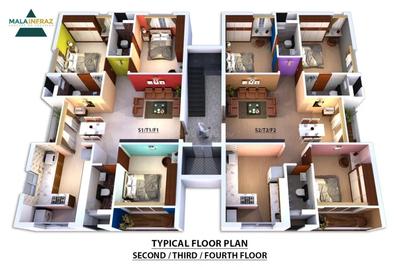 Project Image of 0.0 - 1406.0 Sq.ft 3 BHK Apartment for buy in Luxe Malainfraz