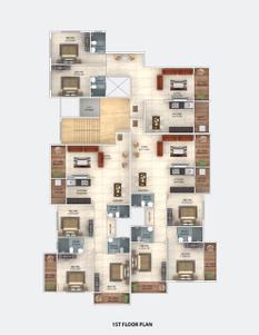 Project Image of 953.9 - 1177.36 Sq.ft 3 BHK Apartment for buy in Amar Bhupali C H S