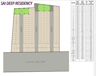 Sai Deep Residency Layout Plan 1