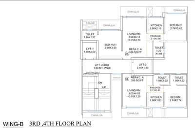 Project Image of 356.0 - 634.0 Sq.ft 1 BHK Apartment for buy in Asmi Legend