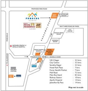 Project Image of 820.0 - 1065.0 Sq.ft 2 BHK Apartment for buy in Omaxe Panache Homes Galaxy