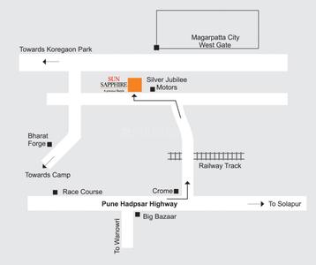 Project Image of 560.0 - 857.0 Sq.ft 2 BHK Apartment for buy in Mittal Sun Sapphire Wing F E C D