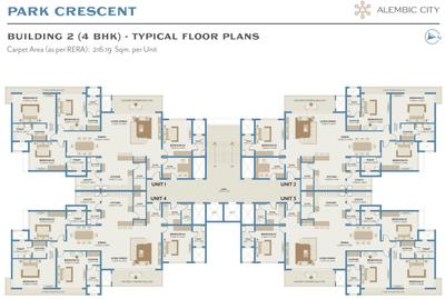 Project Image of 1726.21 - 2327.05 Sq.ft 3.5 BHK Apartment for buy in Alembic Park Crescent
