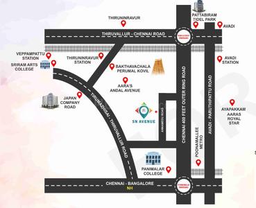 Araa SN Avenue Location Plan 1