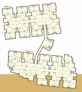 Project Image of 1150.0 - 1416.0 Sq.ft 3 BHK Apartment for buy in Shiv Aangan Twin Towers