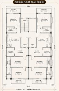 Project Image of 0.0 - 1462.0 Sq.ft 3 BHK Apartment for buy in Pilarix Aatchala Co Operative