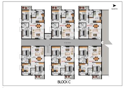 Project Image of 1295.0 - 2082.0 Sq.ft 2 BHK Apartment for buy in Lumbodhara Orchid Aarna