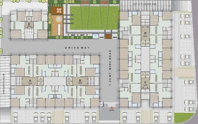 Project Image of 541.11 - 613.01 Sq.ft 2 BHK Apartment for buy in Satyagrah Residency