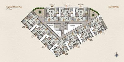 Project Image of 1208.0 - 1390.0 Sq.ft 3 BHK Apartment for buy in Rajparis Diamond