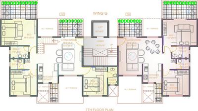 Project Image of 718.0 - 887.0 Sq.ft 2 BHK Apartment for buy in Raviraj Aureate Phase 2
