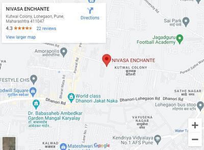 Project Image of 1122 Sq.ft 2 BHK Apartment / Flat for sale in Lohegaon for Rs. 7887987