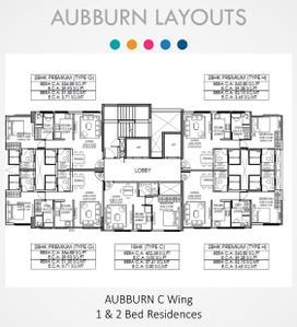 Project Image of 402.68 - 977.0 Sq.ft 1 BHK Apartment for buy in Aubburn At Sarova
