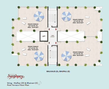 Project Image of 850 Sq.ft 2 BHK Apartment / Flat for sale in Pathardi Phata for Rs. 4000000
