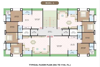 Project Image of 362.1 - 694.27 Sq.ft 1 BHK Apartment for buy in Parth Sangam Heights