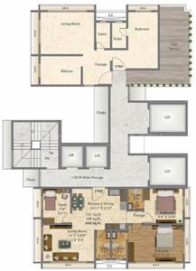 Project Image of 367.0 - 1388.0 Sq.ft 1 BHK Apartment for buy in Sanaya Krish Royale