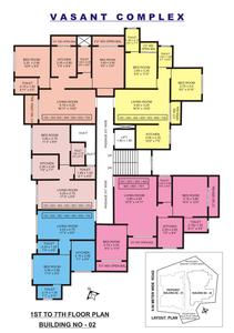 Shree Sai Malhar Vasant Complex Nav Pushpanjali Chsl Cluster Plan 1