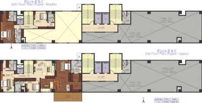 Project Image of 2400.0 - 8425.0 Sq.ft 3 BHK Apartment for buy in Ideal Exotica