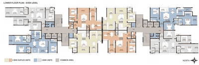 Project Image of 2344.0 - 3540.0 Sq.ft 3 BHK Apartment for buy in Pramuk MM Meridian