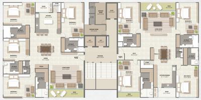 Project Image of 2890.65 - 4331.4 Sq.ft 4 BHK Apartment for buy in Avadh Miliana