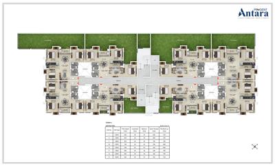 Project Image of 1016.0 - 1615.0 Sq.ft 2 BHK Apartment for buy in Prudent Antora