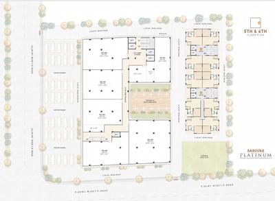Sarovar Platinum Block B Cluster Plan 1