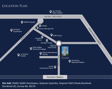 Project Image of 429.0 - 595.0 Sq.ft 1 BHK Apartment for buy in Riddhi Siddhi Developers Dombivali Gajanan Superbia