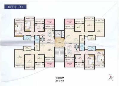 Project Image of 399.0 - 626.0 Sq.ft 1 BHK Apartment for buy in Patel Jainam Residency