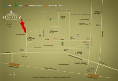 Project Image of 2214.0 - 2245.0 Sq.ft 4 BHK Apartment for buy in Raheja Reflections Odyssey