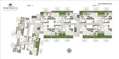 Project Image of 754.98 - 788.99 Sq.ft 2 BHK Apartment for buy in Sanskruti Panchtatva