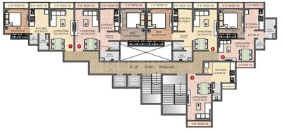Project Image of 365.0 - 581.0 Sq.ft 1 BHK Apartment for buy in Gandhi And Samani Vardhaman Maruti