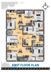 Bharathi Sai Supernova Sai Supernova Cluster Plan for 1st Floor 1