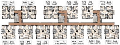 Project Image of 1255 Sq.ft 2 BHK Apartment / Flat for sale in Nallagandla for Rs. 12800000